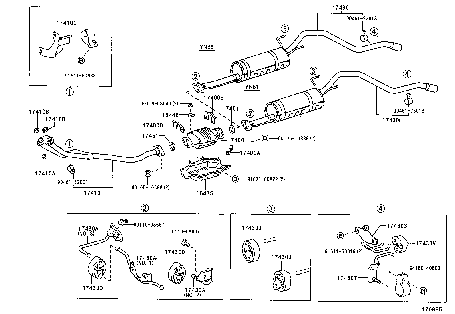 17430-3D081 PIPE ASSY, EXHAUST, TAIL product image
