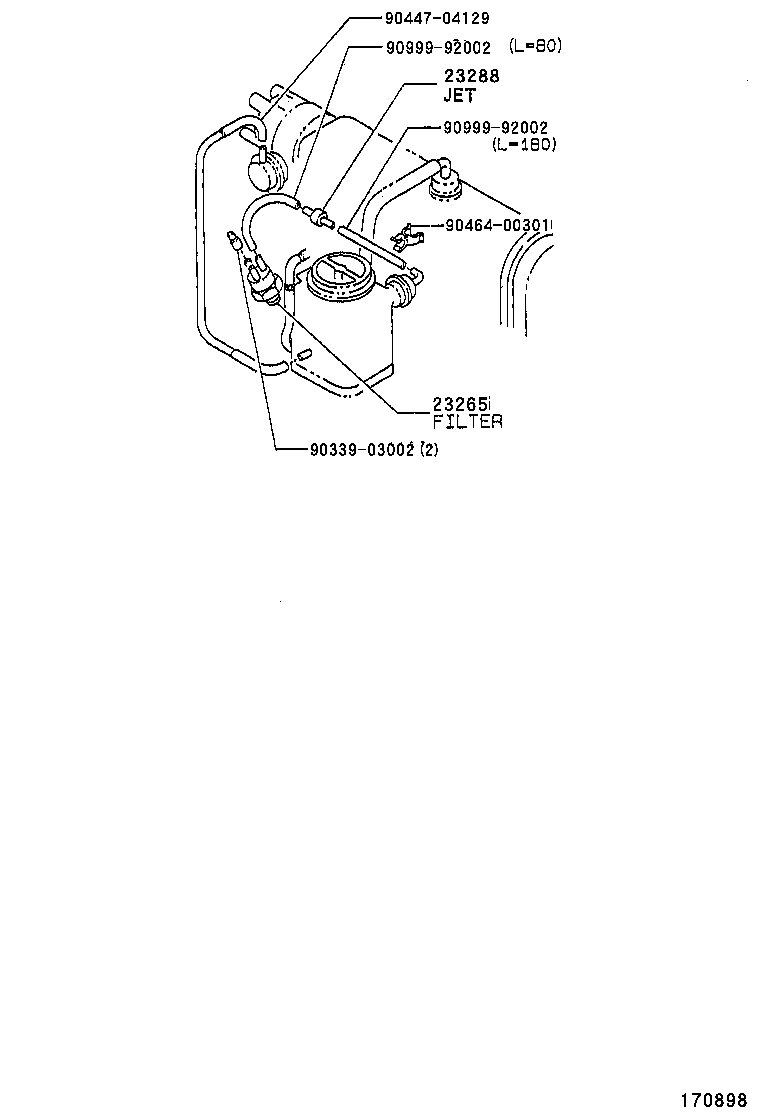 25862-11010 BRACKET, VACUUM SWITCHING VALVE product image