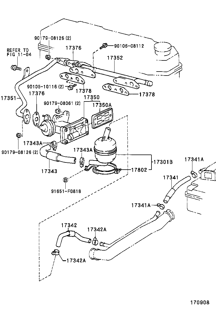 17327-73010 BRACKET, REED VALVE product image