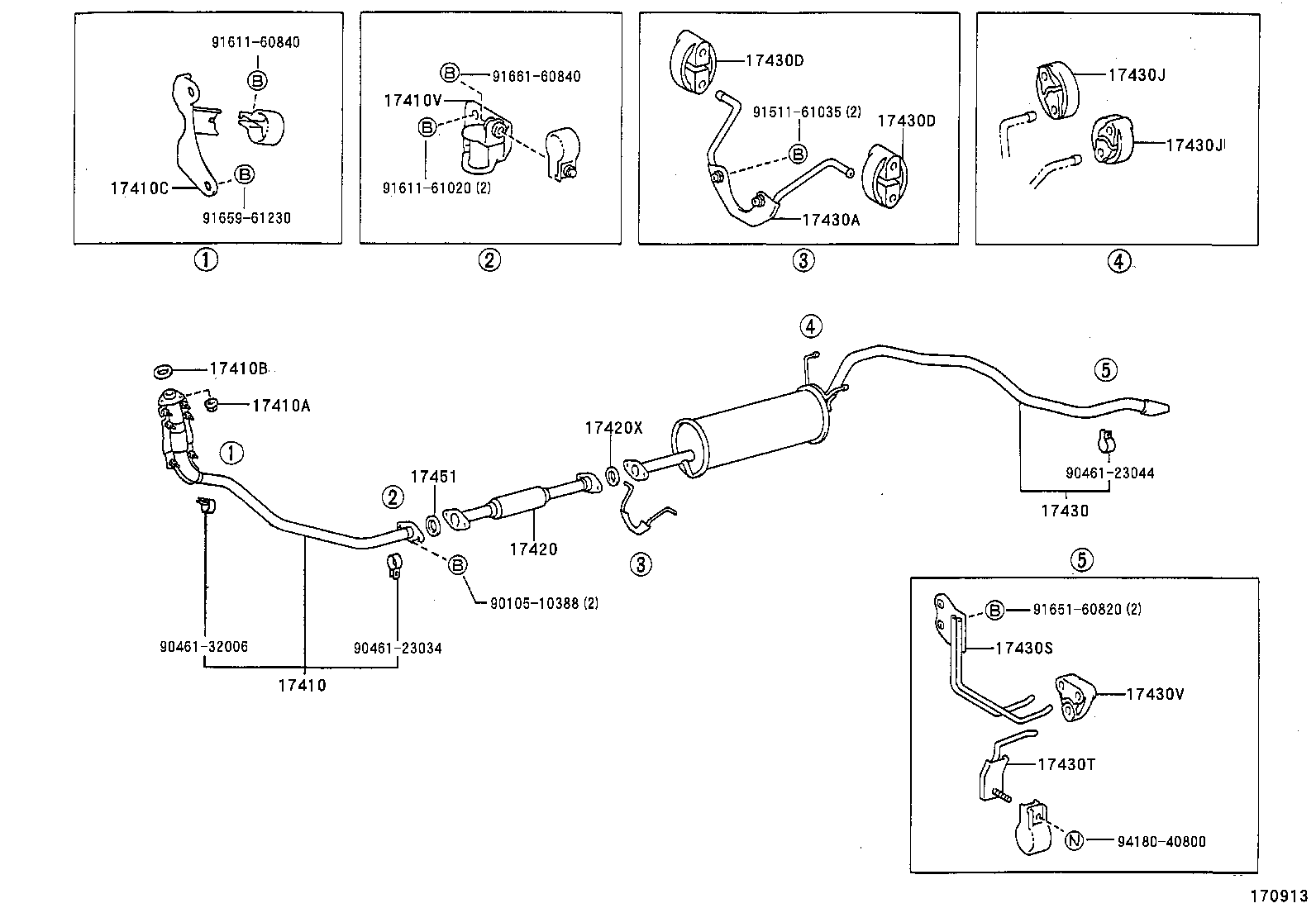 17430-3D201 PIPE ASSY, EXHAUST, TAIL product image