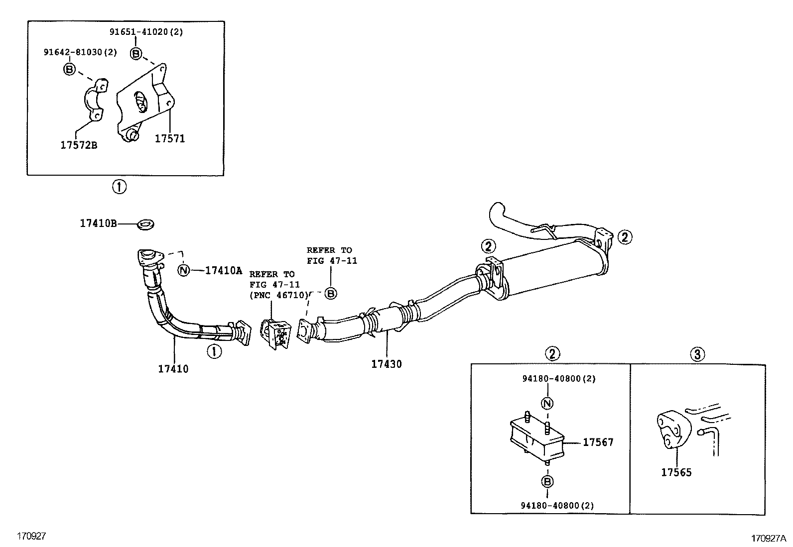 17430-58680 PIPE ASSY, EXHAUST, TAIL product image