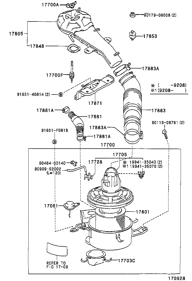 17700-67210 CLEANER ASSY, AIR product image
