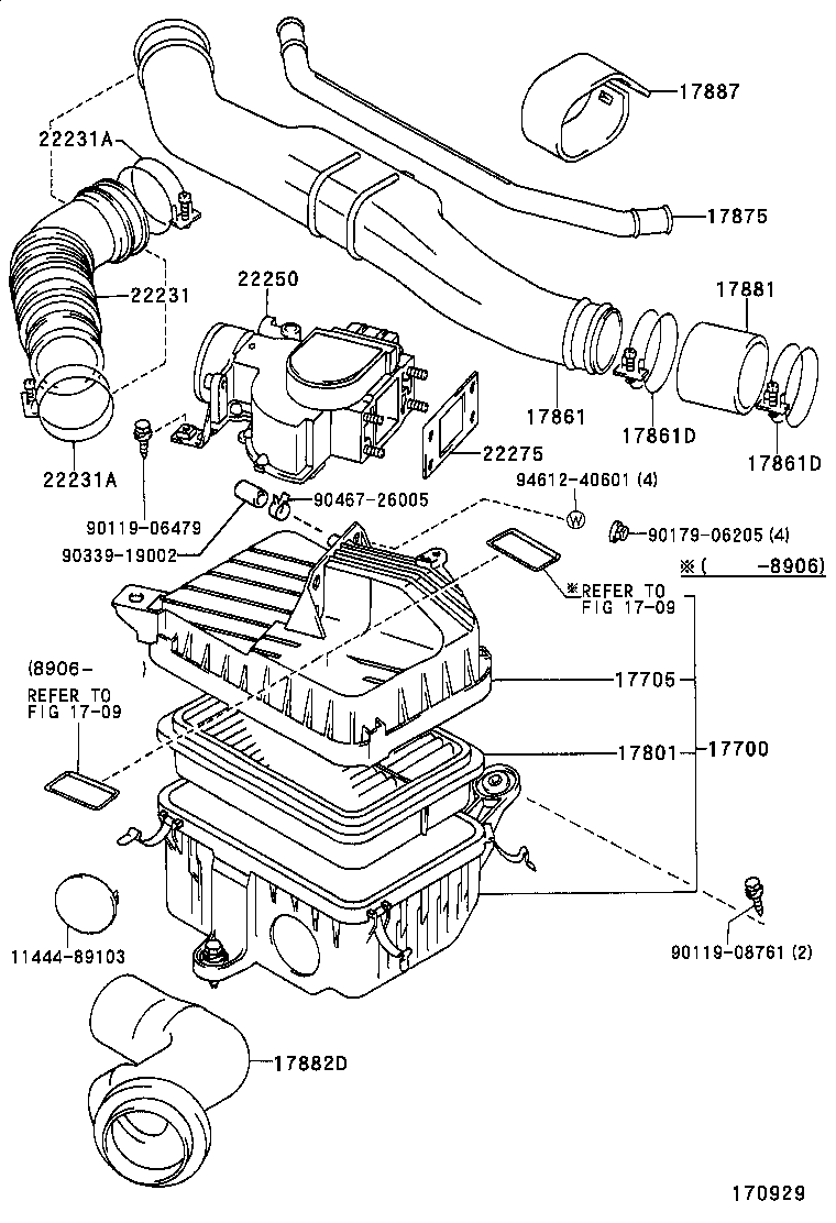 17700-75370 CLEANER ASSY, AIR product image
