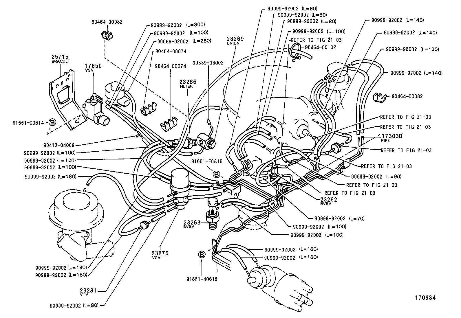 17344-65010 HOSE, AIR, NO.4 product image
