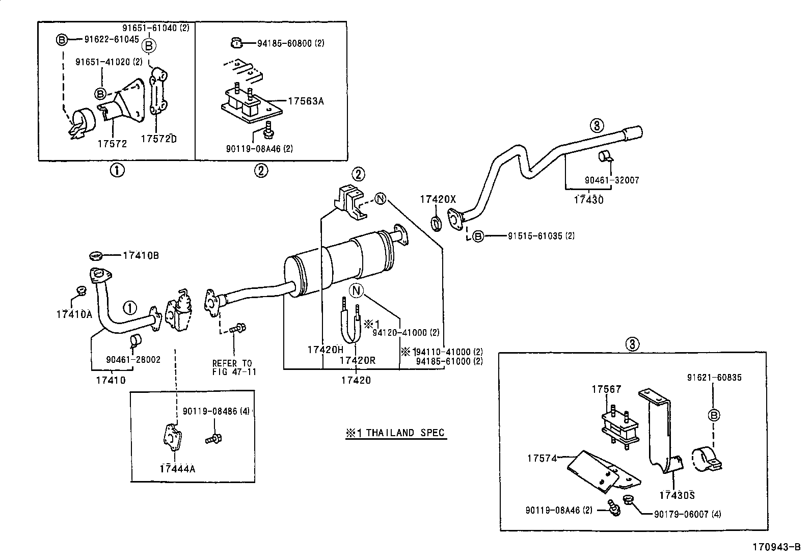 17430-58801 PIPE ASSY, EXHAUST, TAIL product image
