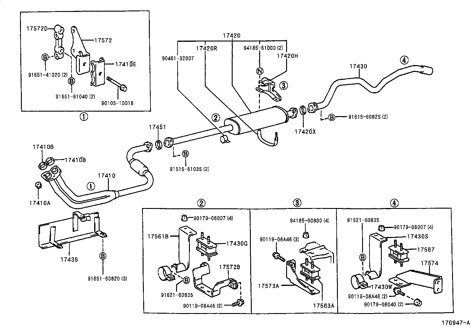 17430-58801 PIPE ASSY, EXHAUST, TAIL product image