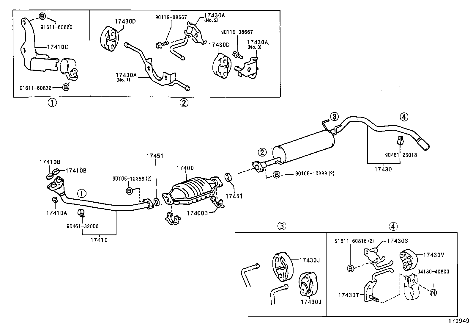 17430-3D041 PIPE ASSY, EXHAUST, TAIL product image