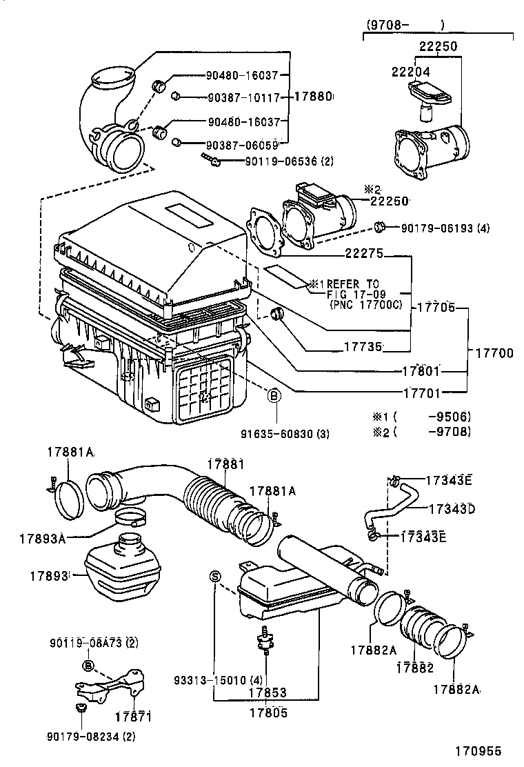 17705-0W010 CAP SUB-ASSY, AIR CLEANER product image