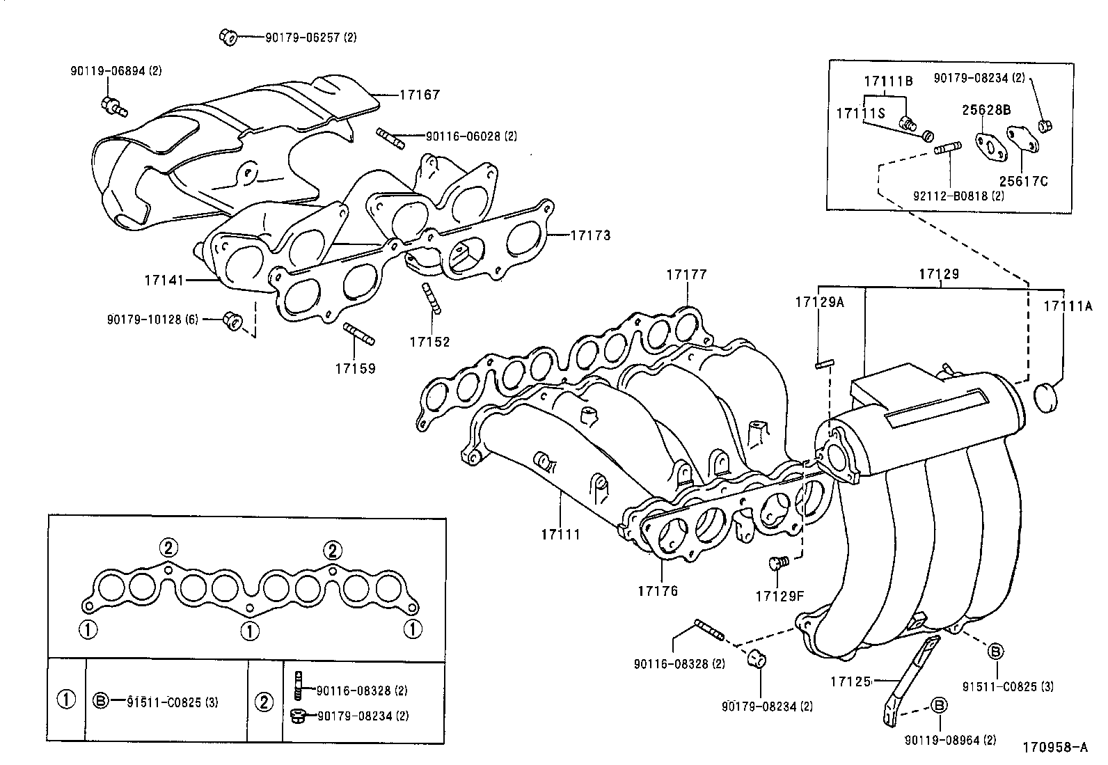 17111-58120 MANIFOLD, INTAKE product image