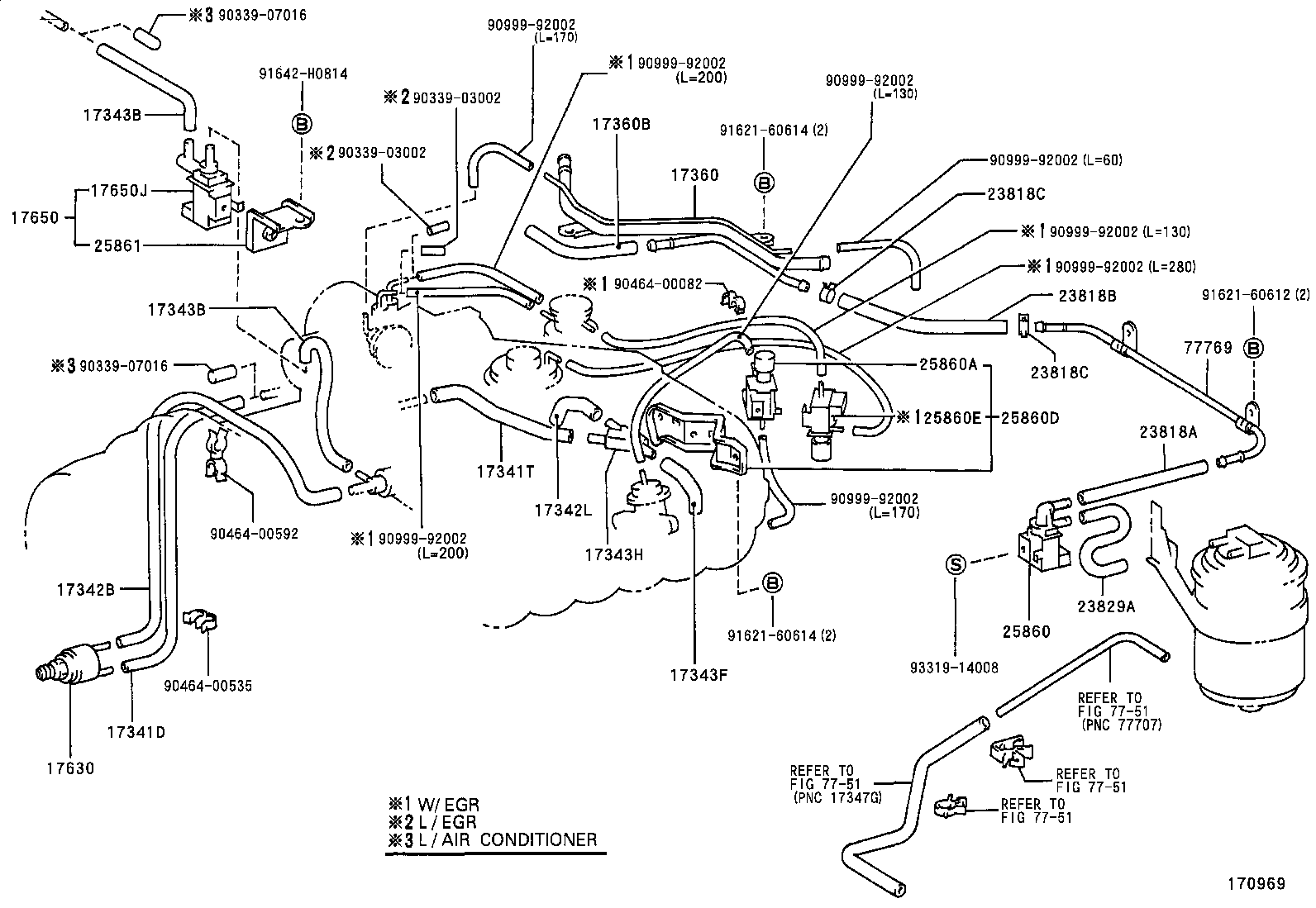 17345-65020 HOSE, NO.5(FOR IDLE-UP) product image