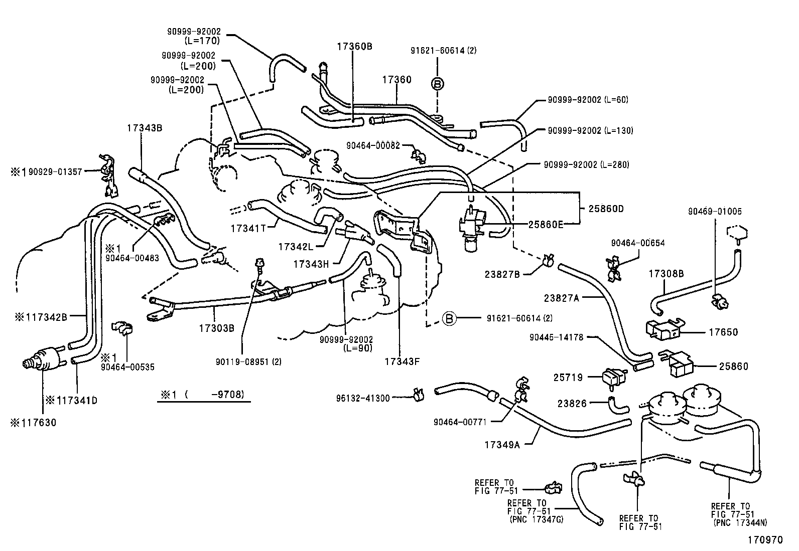 17345-65020 HOSE, NO.5(FOR IDLE-UP) product image