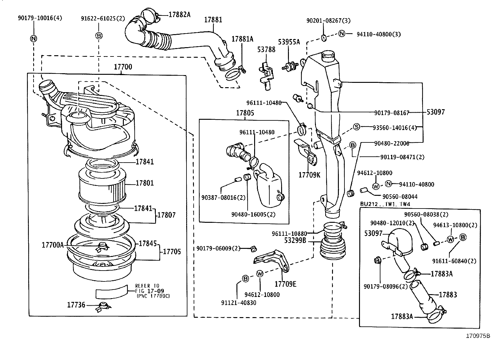 17700-58450 CLEANER ASSY, AIR product image