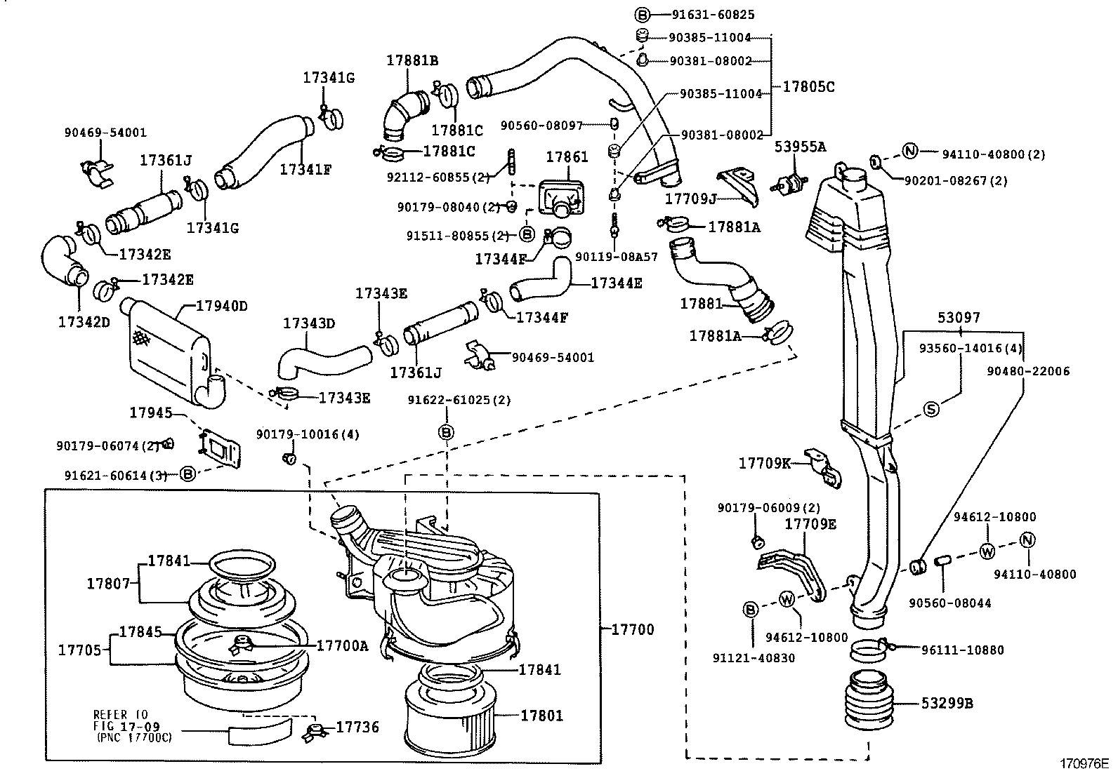17700-58450 CLEANER ASSY, AIR product image