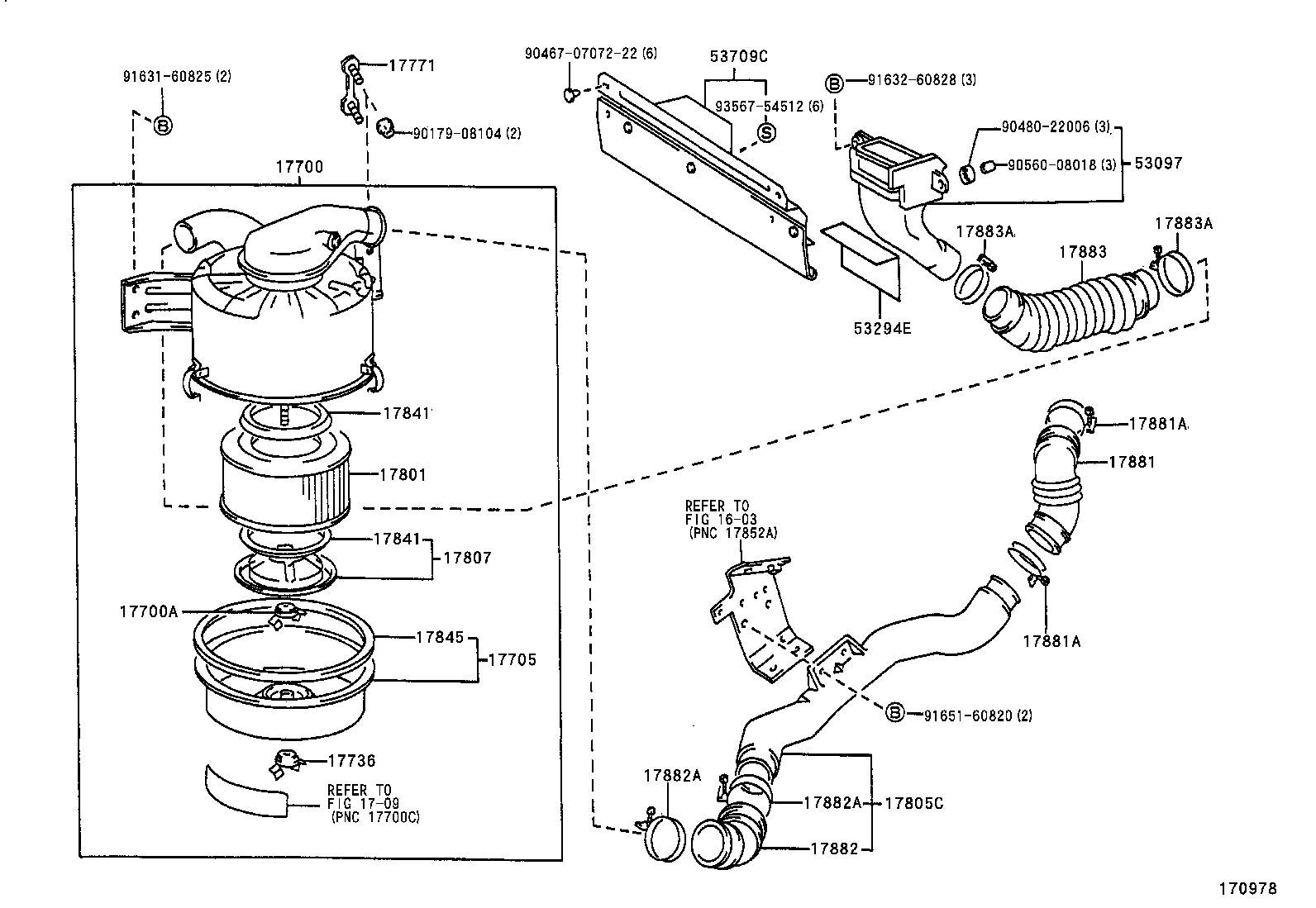 17700-58450 CLEANER ASSY, AIR product image