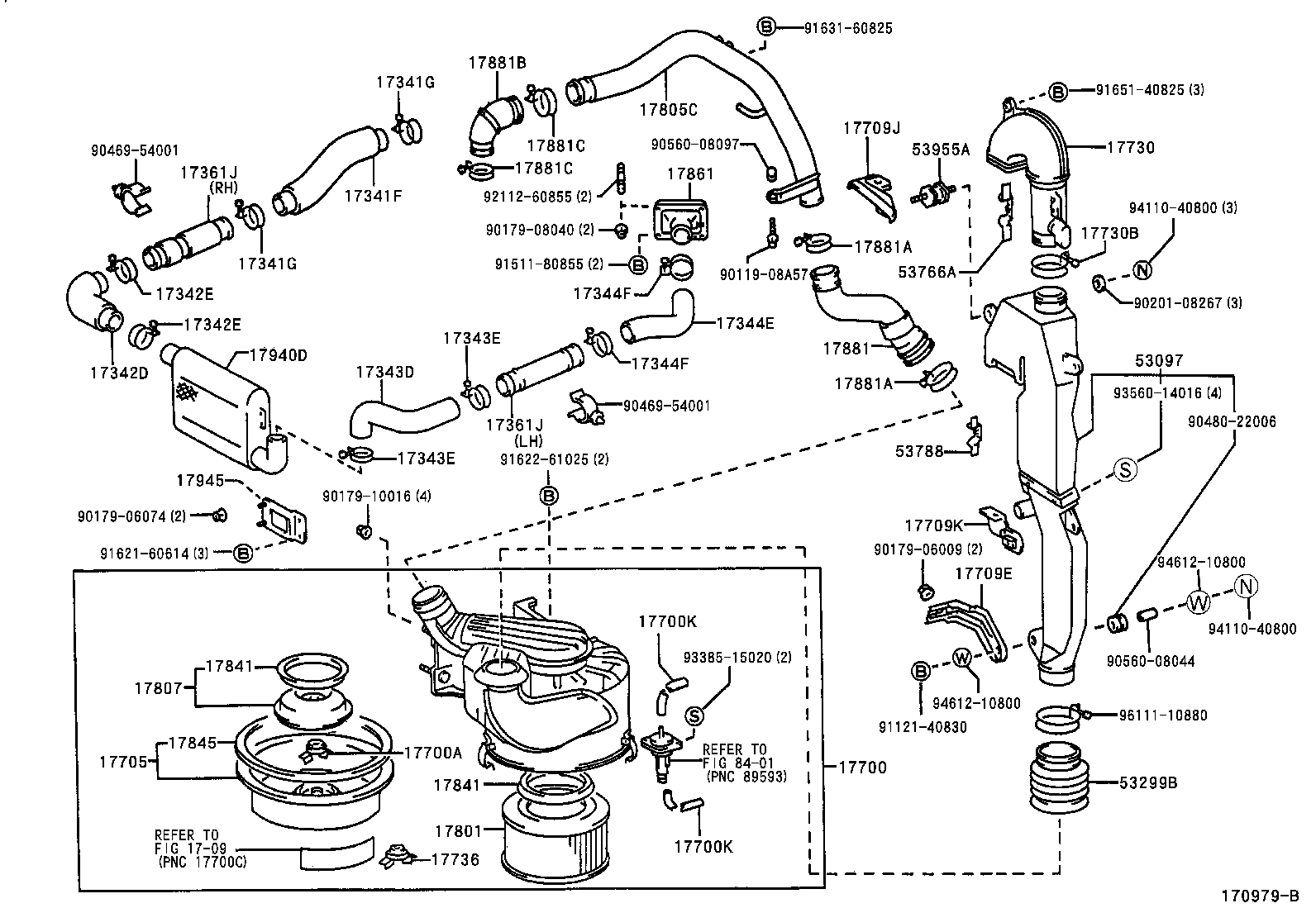 17705-58320 CAP SUB-ASSY, AIR CLEANER product image