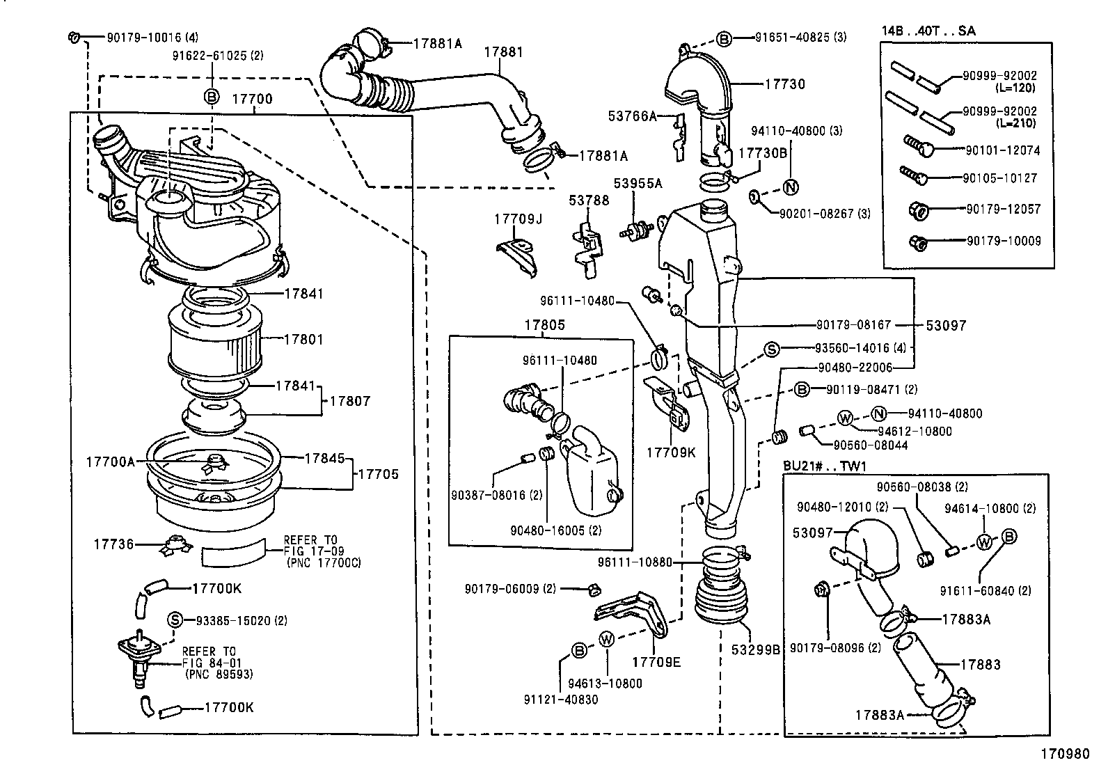 17705-58320 CAP SUB-ASSY, AIR CLEANER product image