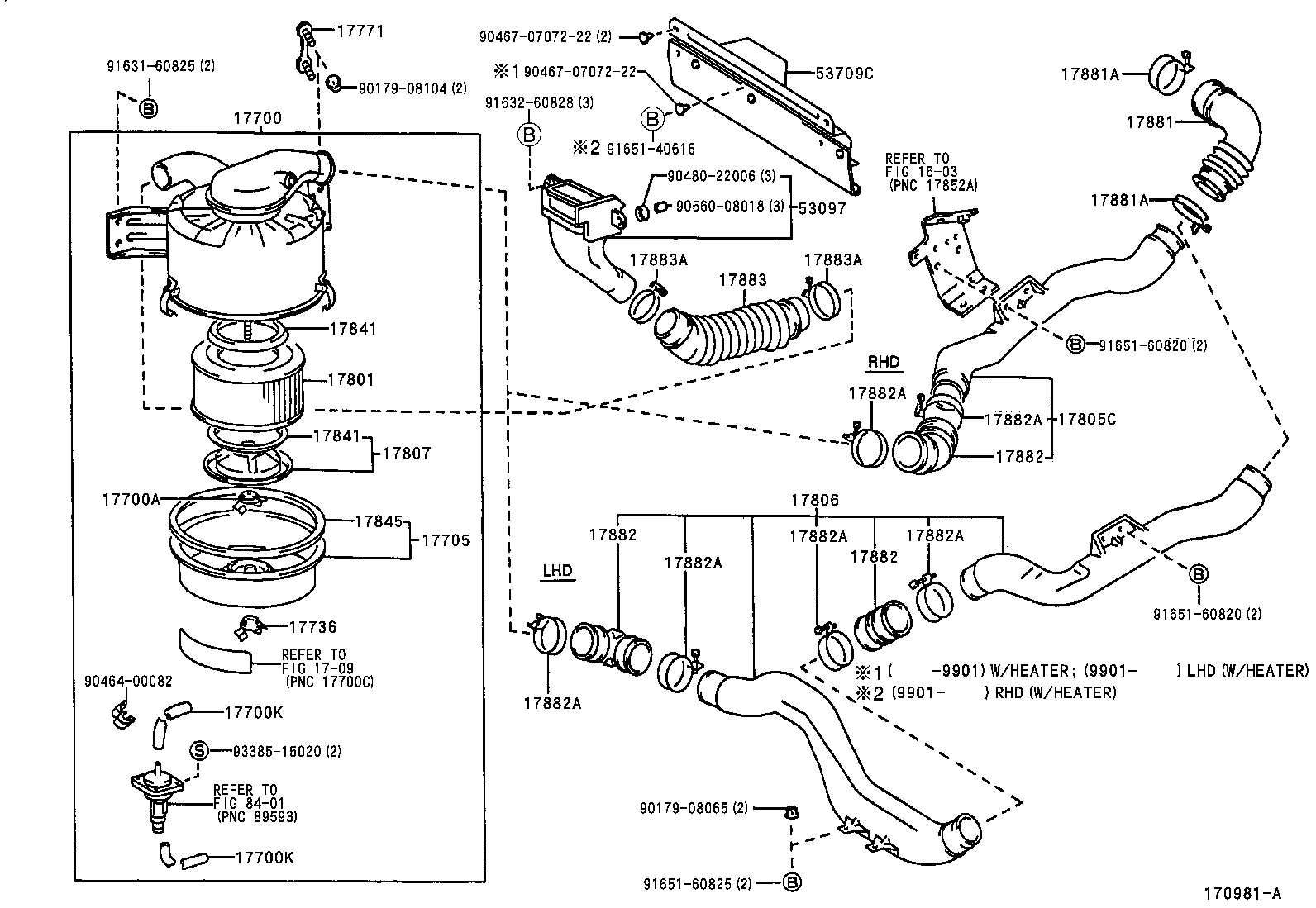 17705-58320 CAP SUB-ASSY, AIR CLEANER product image