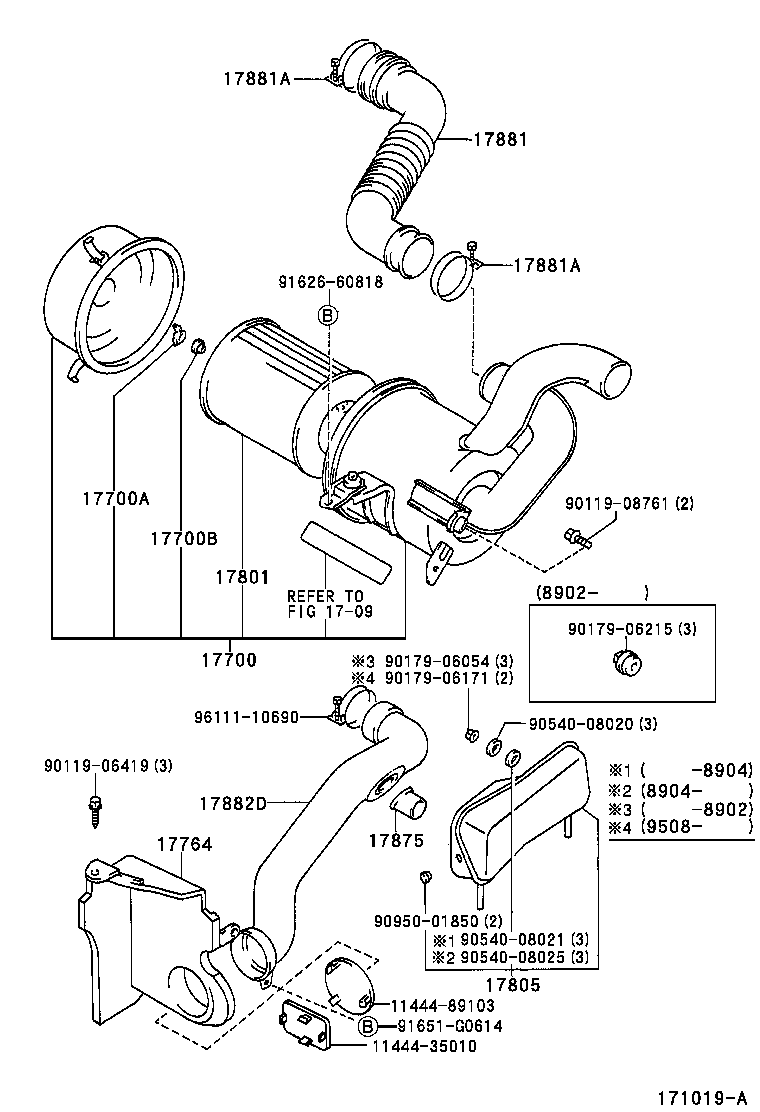 17700-67210 CLEANER ASSY, AIR product image