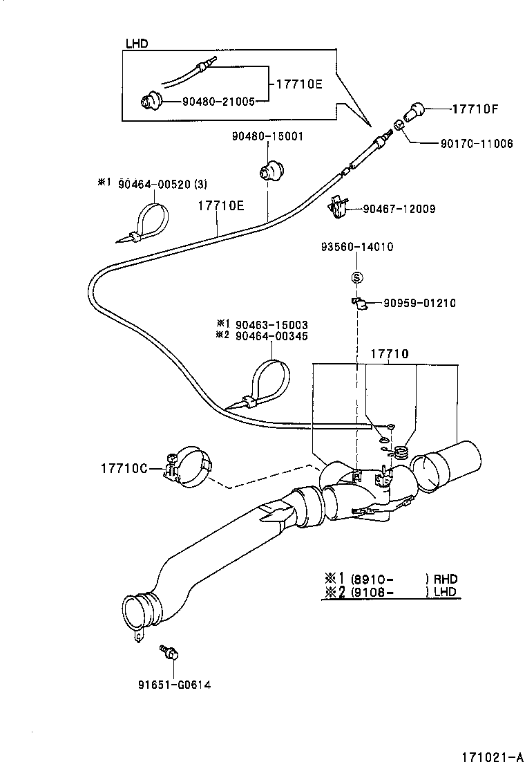 Toyota 17700-35461 CLEANER ASSY, AIR