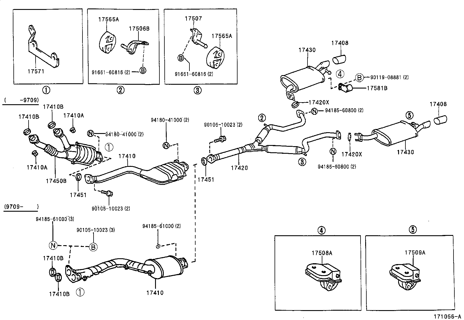 17430-50040 PIPE ASSY, EXHAUST, TAIL product image