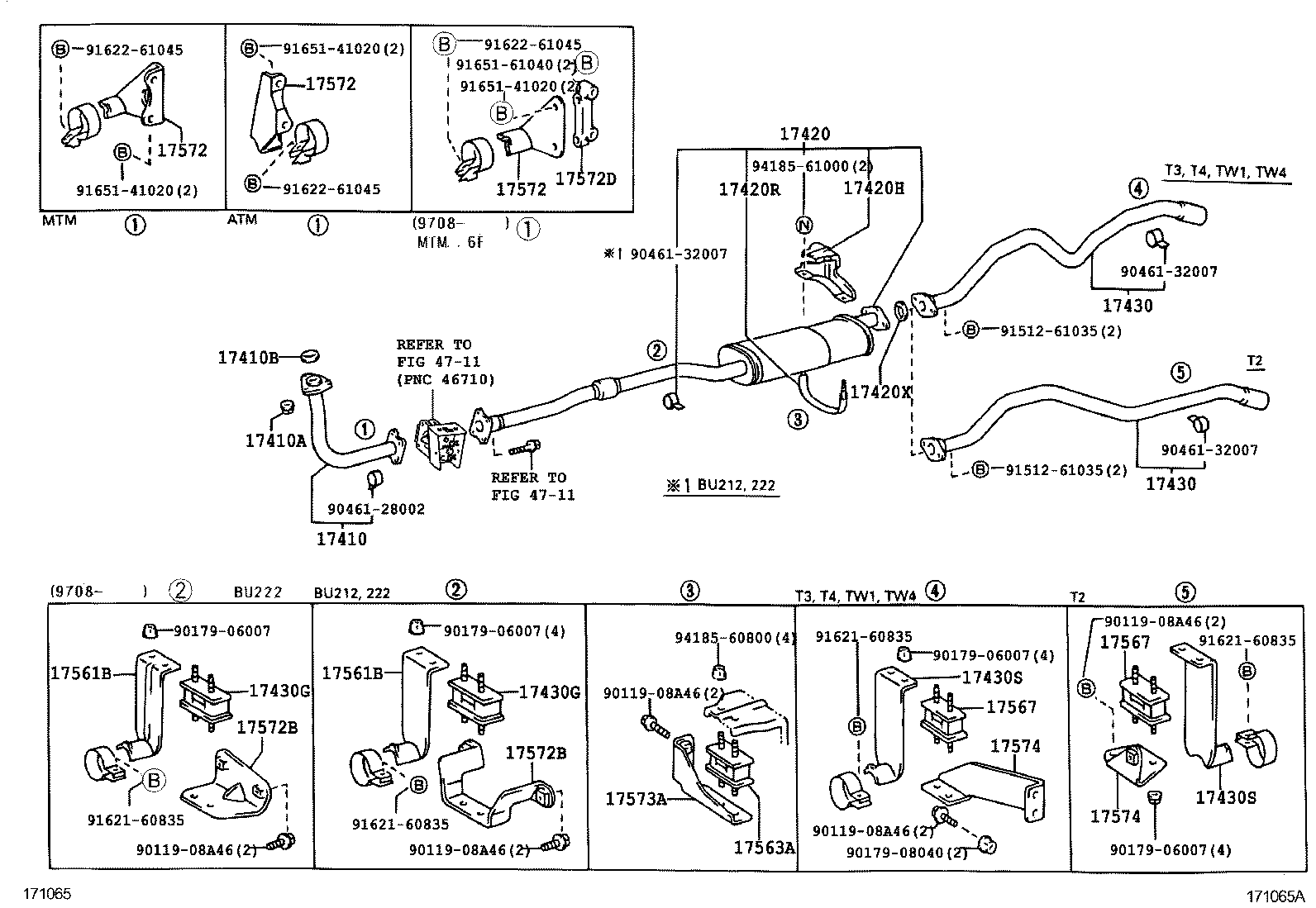 17430-58680 PIPE ASSY, EXHAUST, TAIL product image