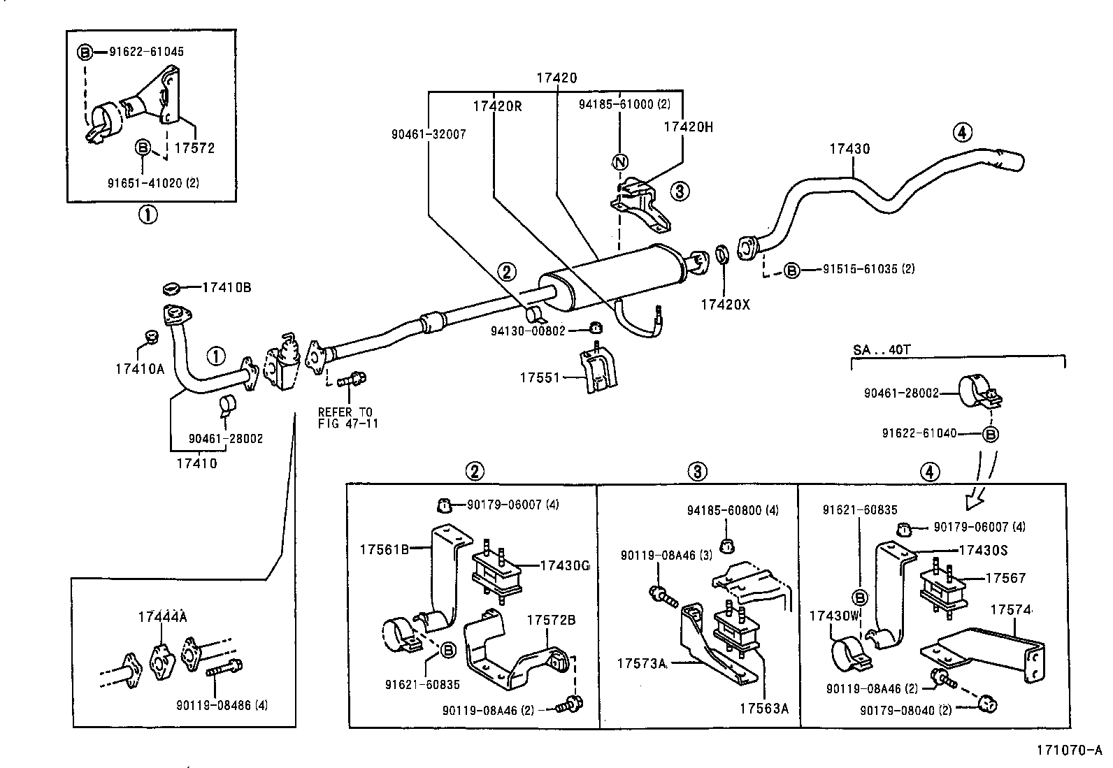17430-58801 PIPE ASSY, EXHAUST, TAIL product image