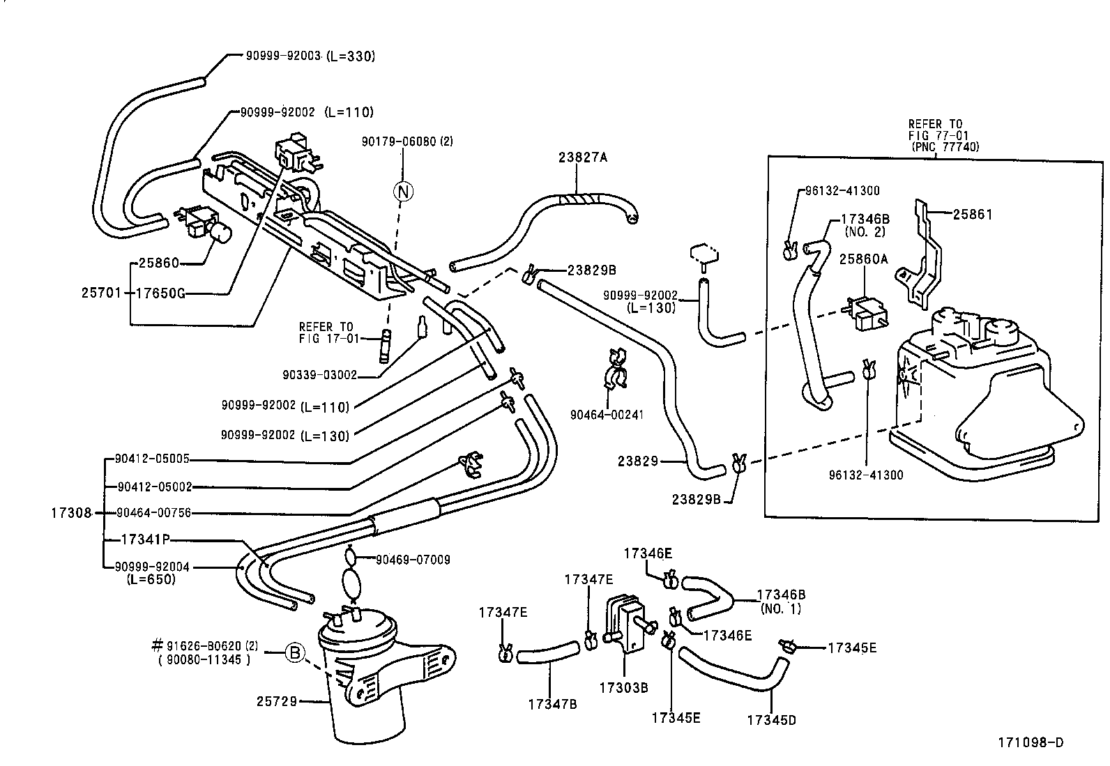 Toyota 90910-12130 VALVE, VACUUM SWITCHING, NO.1