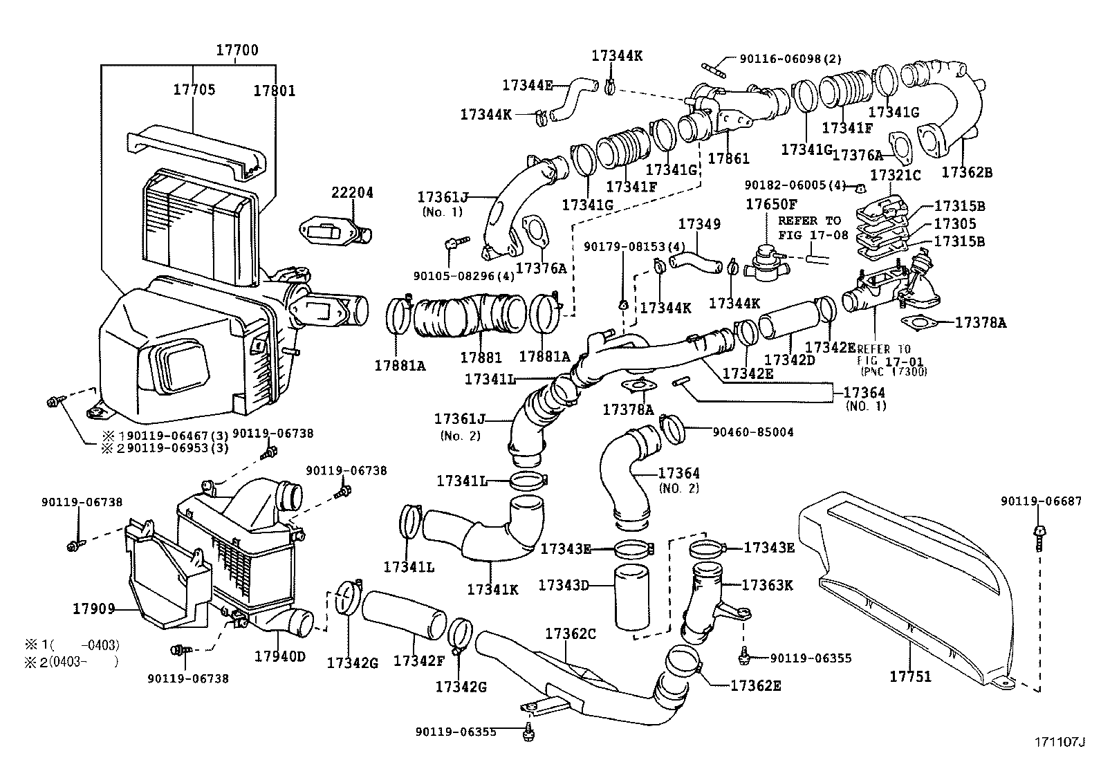 17700-46330 CLEANER ASSY, AIR product image