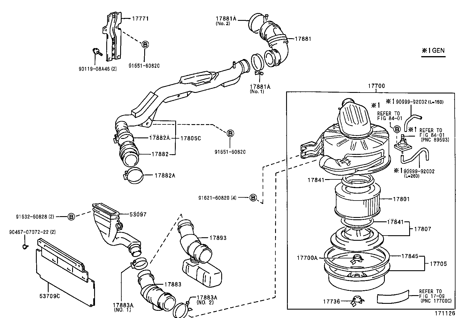 17841-44030 GASKET, FILTER ELEMENT product image