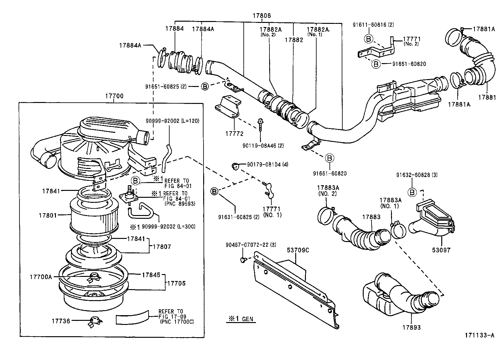 17700-54751 CLEANER ASSY, AIR product image