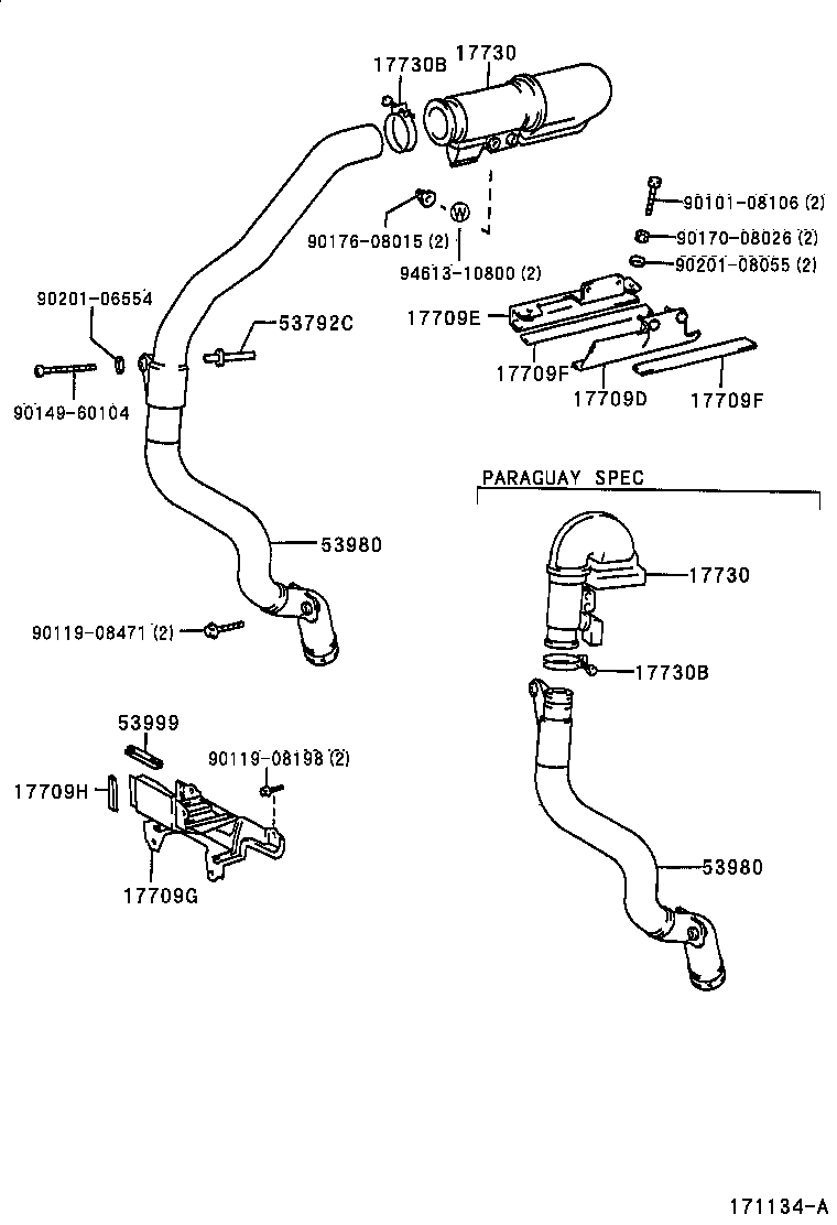 17700-54751 CLEANER ASSY, AIR product image