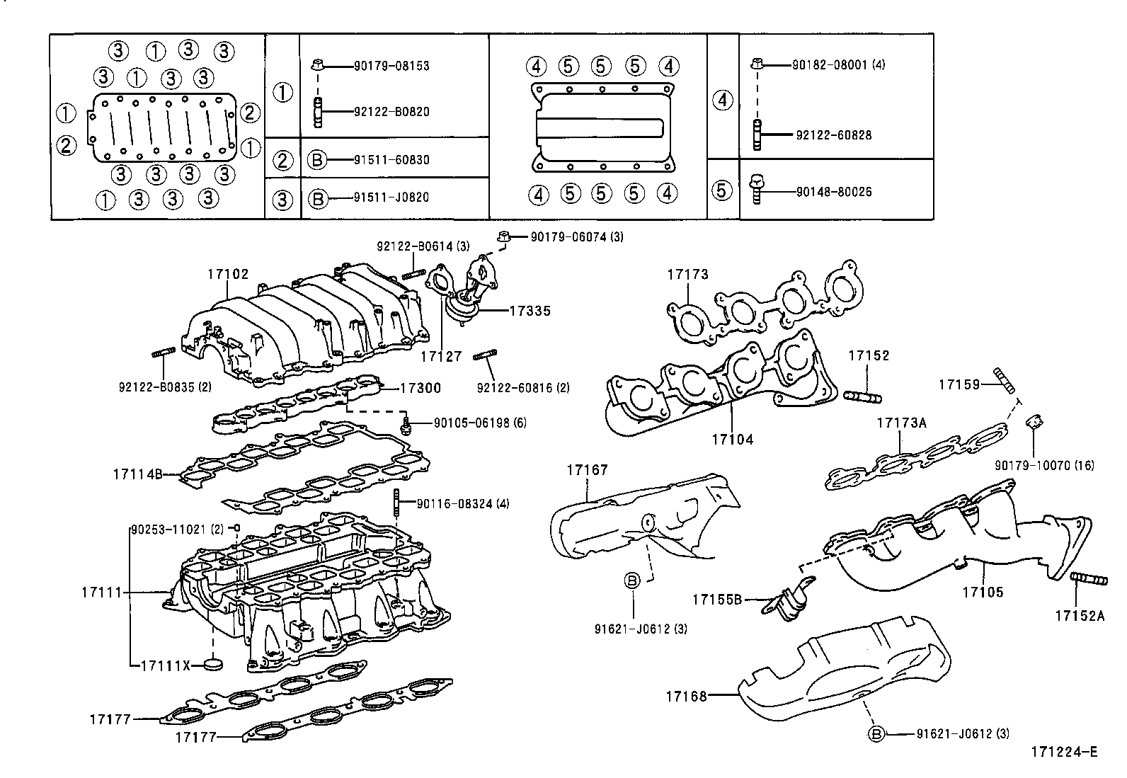 17101-79015 MANIFOLD, INTAKE product image