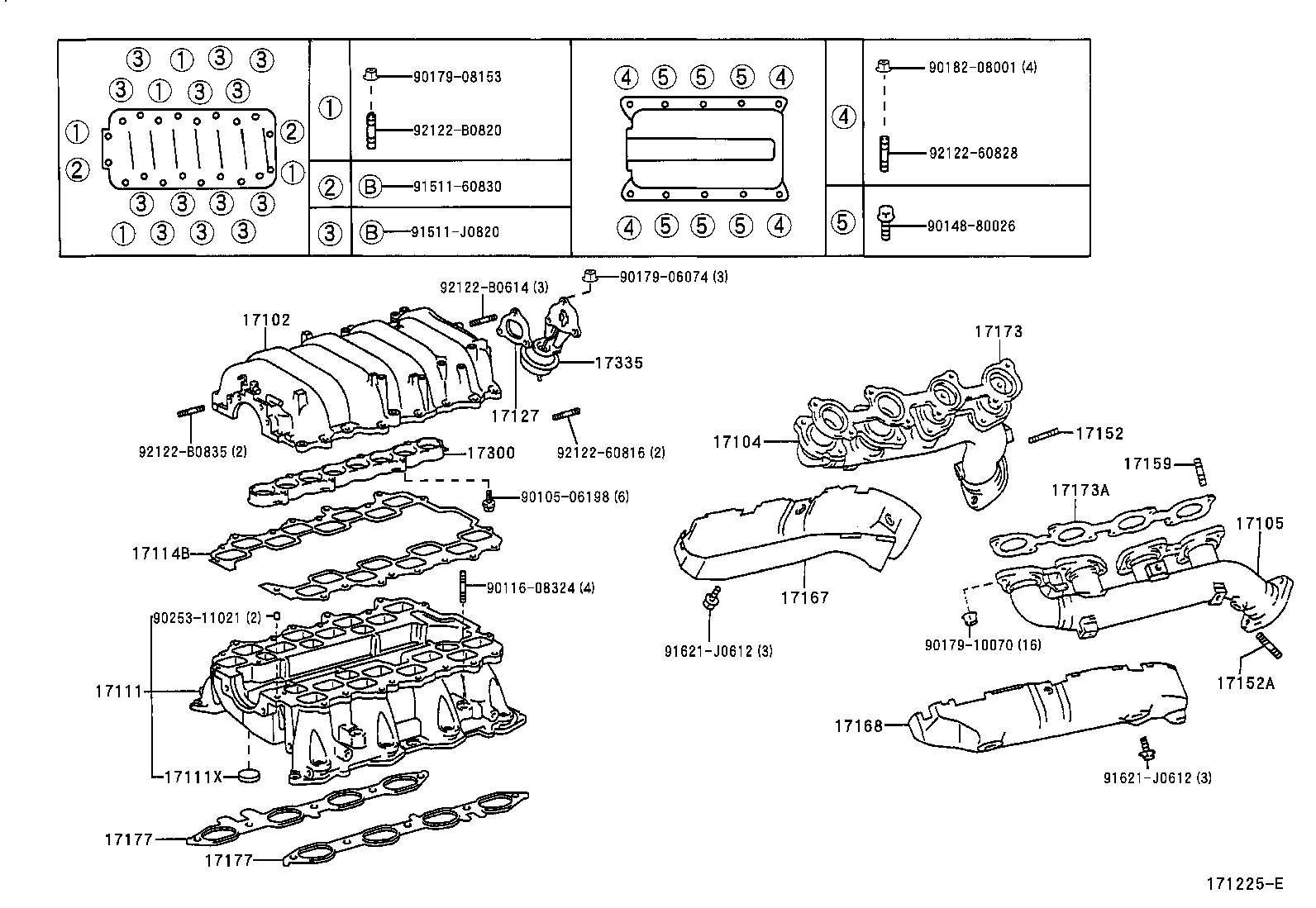 17101-79015 MANIFOLD, INTAKE product image