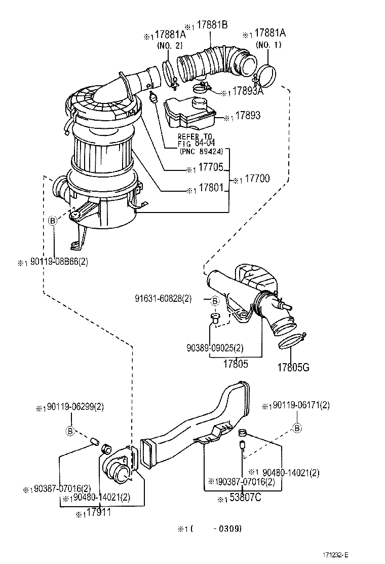 17700-5B110 CLEANER ASSY, AIR product image