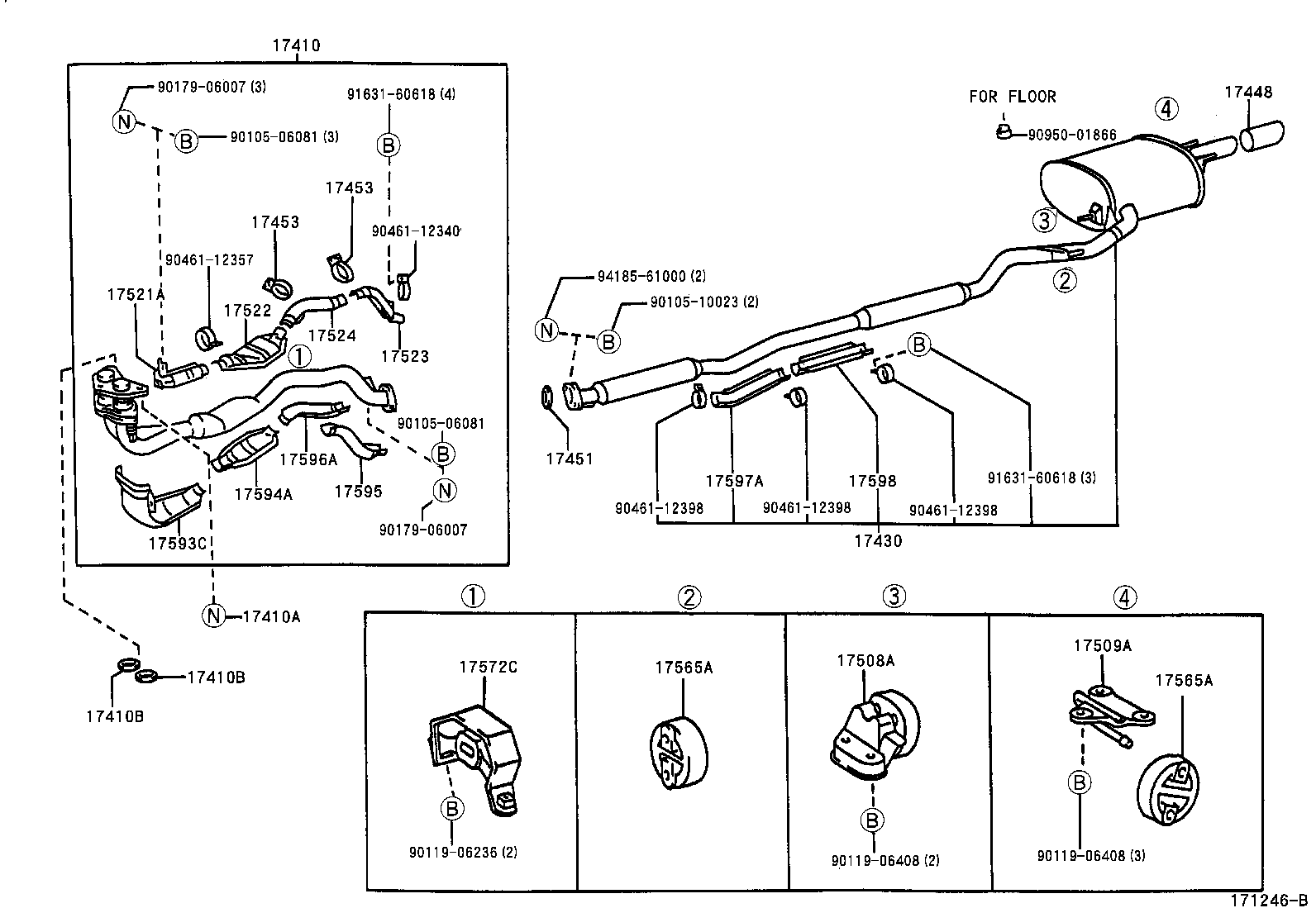 17430-1D100 PIPE ASSY, EXHAUST, TAIL product image