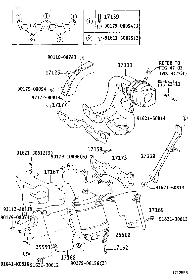 17101-55071 MANIFOLD, INTAKE product image