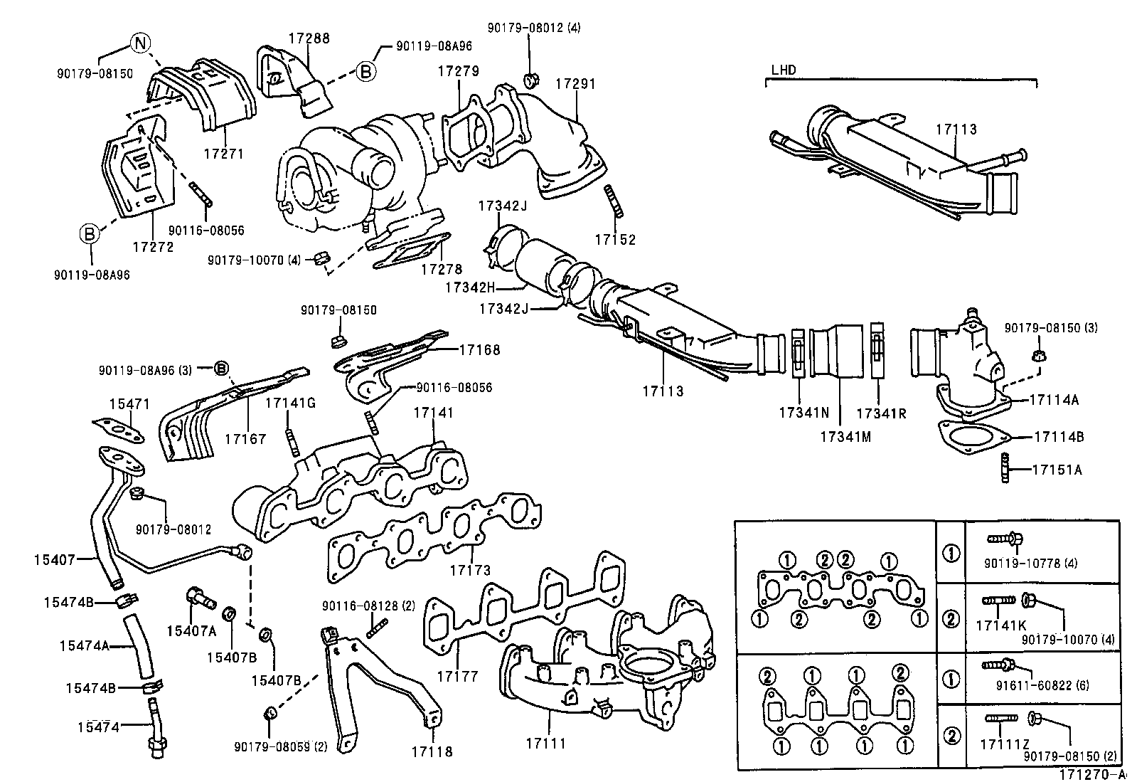 17118-30020 STAY, MANIFOLD, NO.2 product image