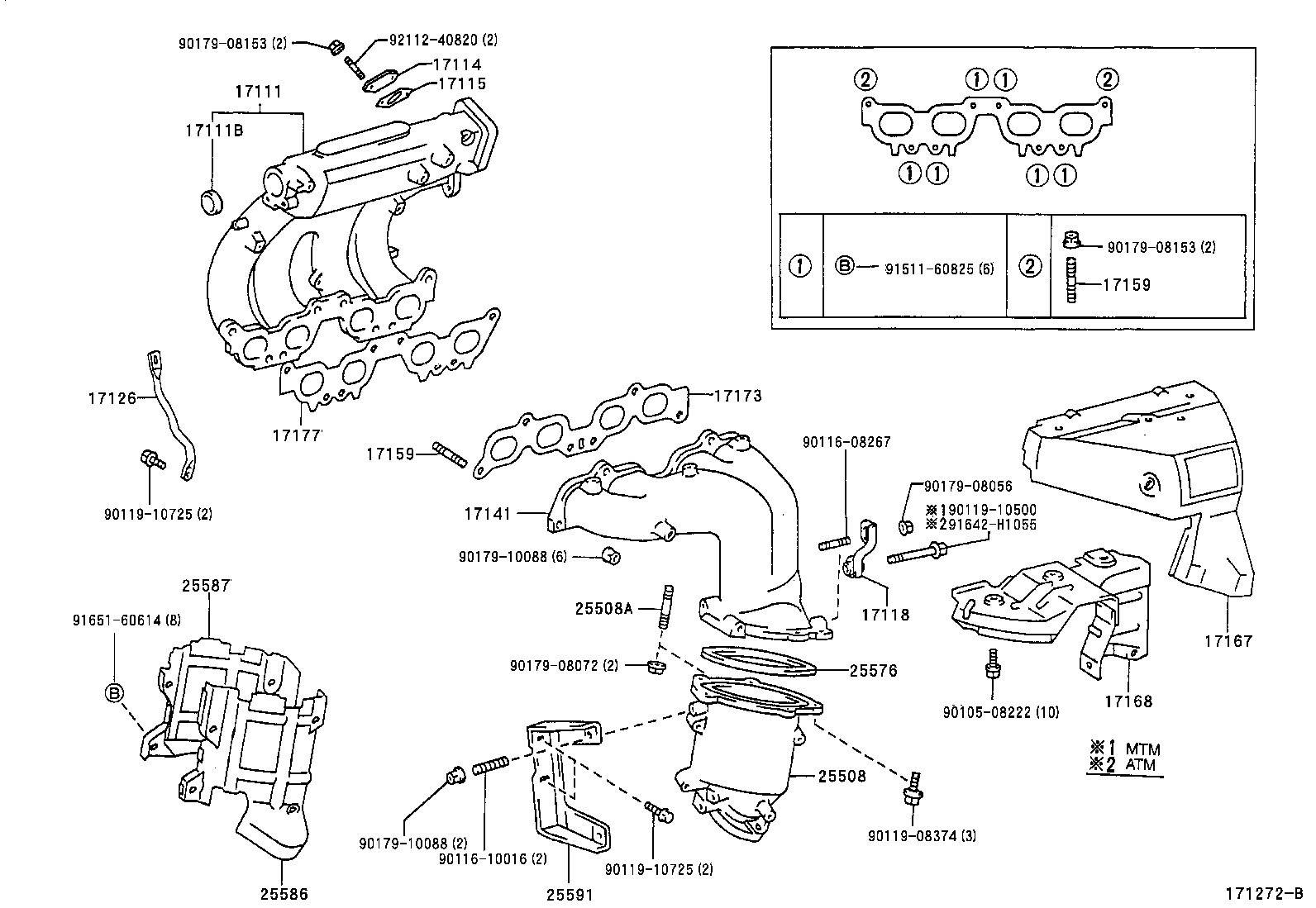17118-88560 STAY, MANIFOLD product image