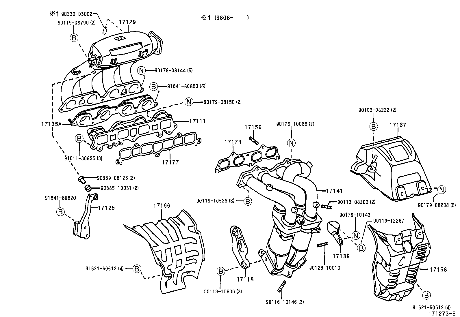 17118-88560 STAY, MANIFOLD product image