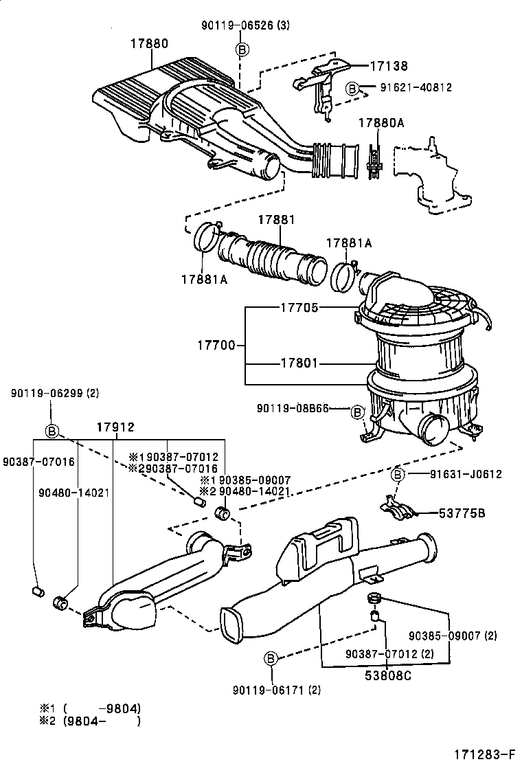 17138-30030 STAY, INTAKE PIPE OR HOSE product image