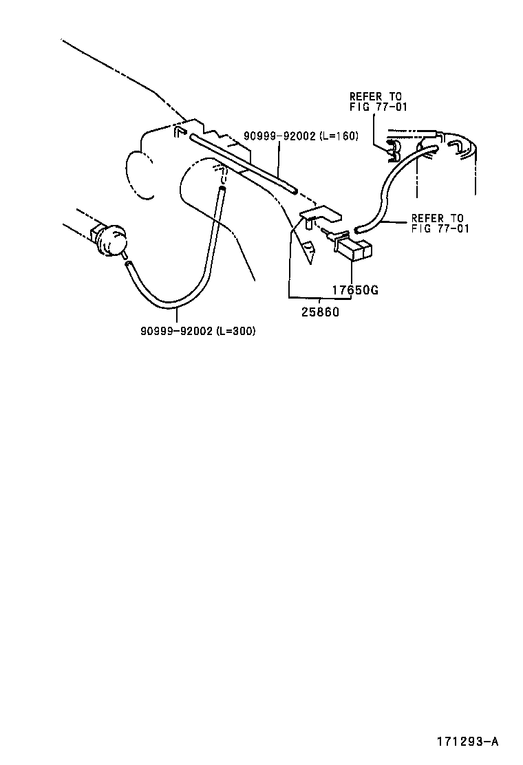 17600-74111 VALVE ASSY, AIR BY-PASS W/HOSE product image