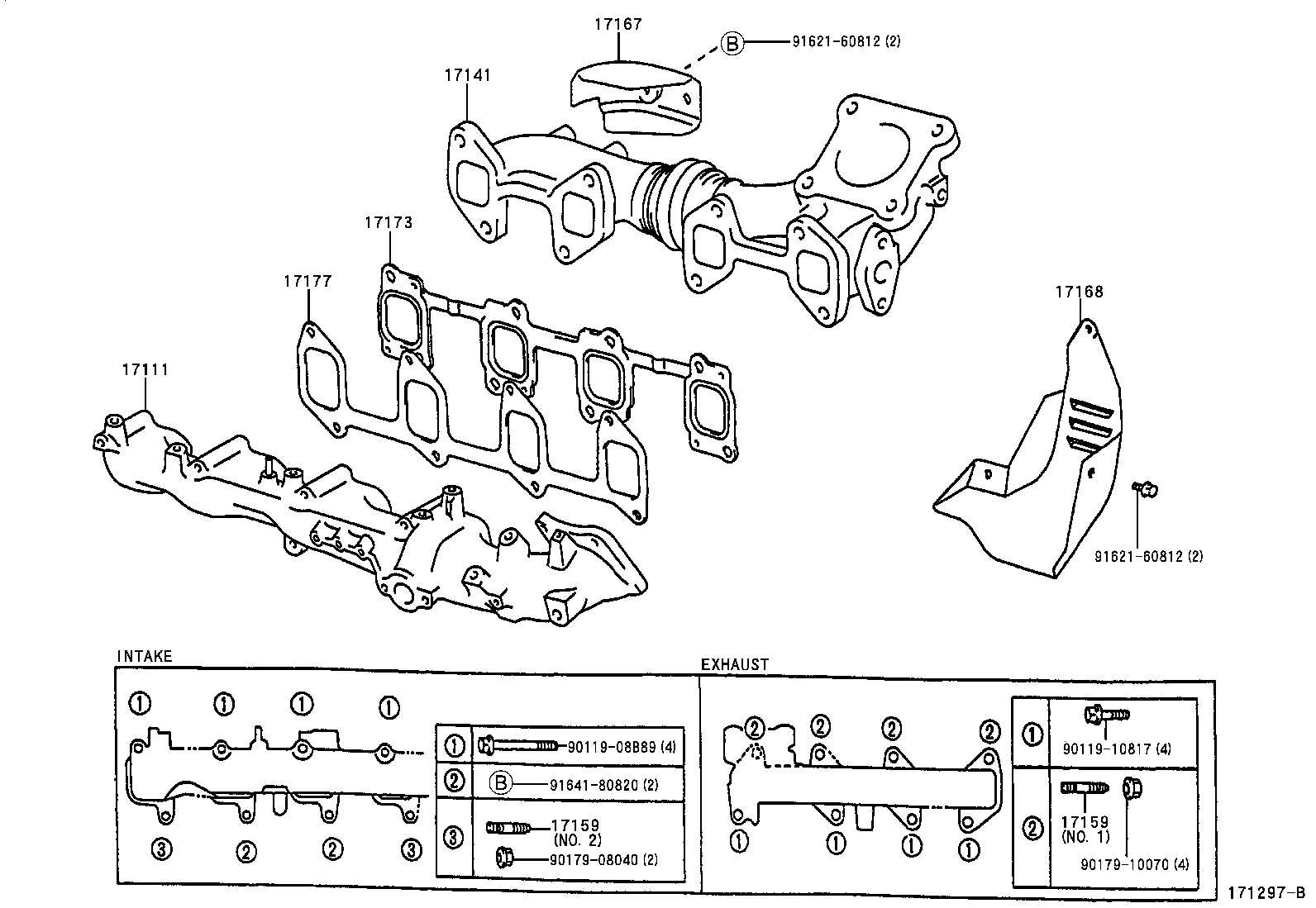 17101-64191 MANIFOLD, INTAKE product image