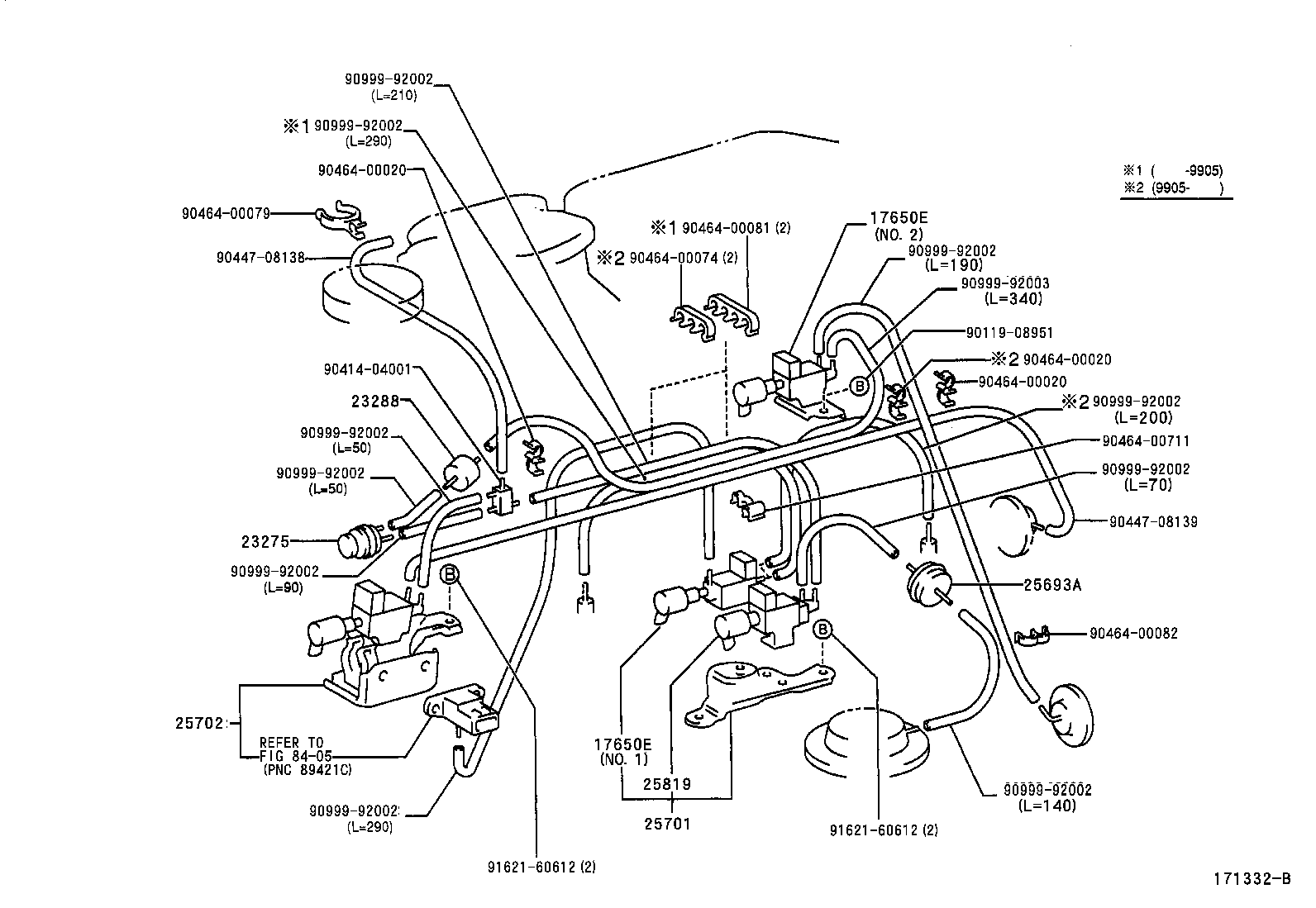 17341-74841 HOSE, AIR product image