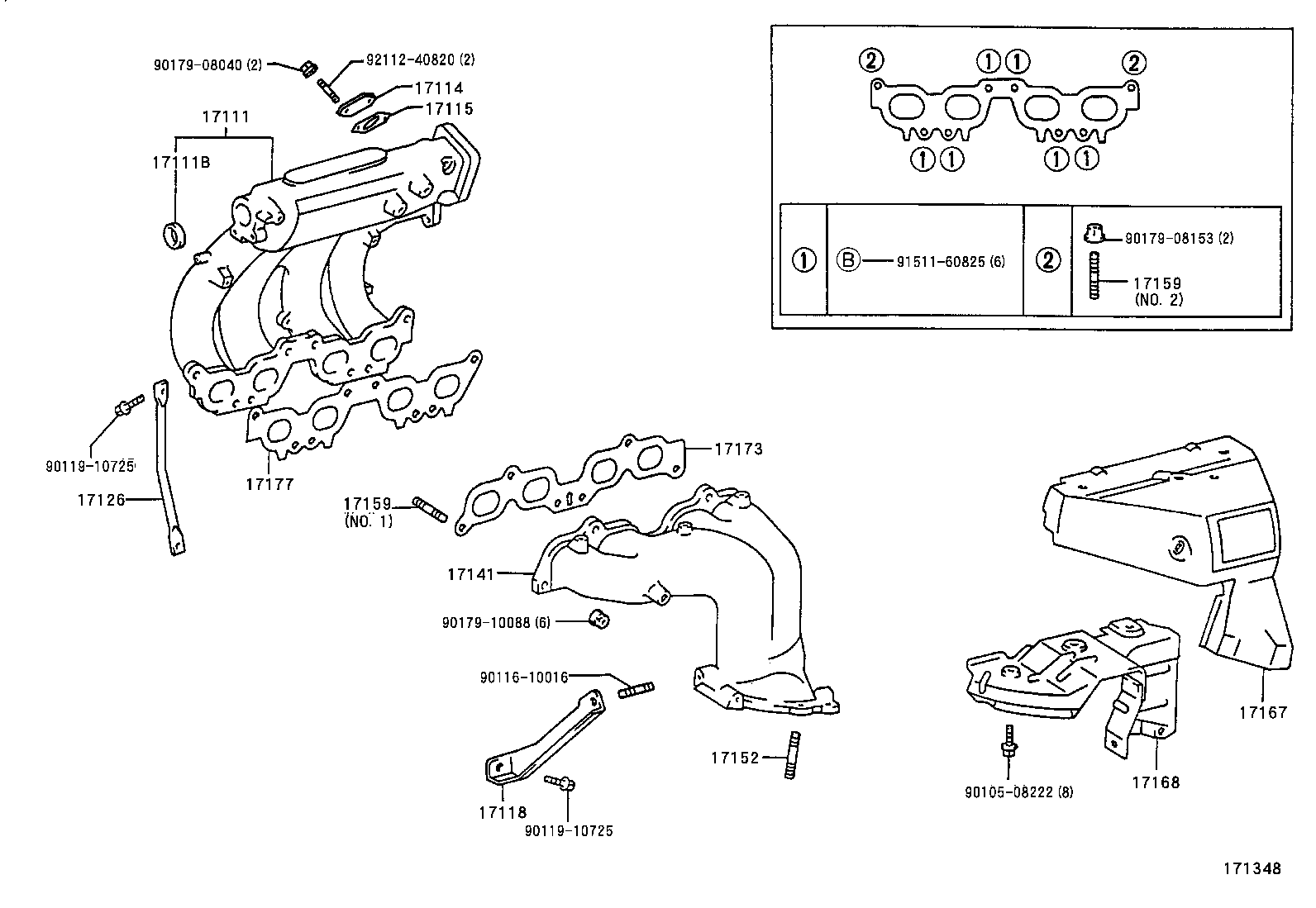 17101-74361 MANIFOLD, INTAKE product image