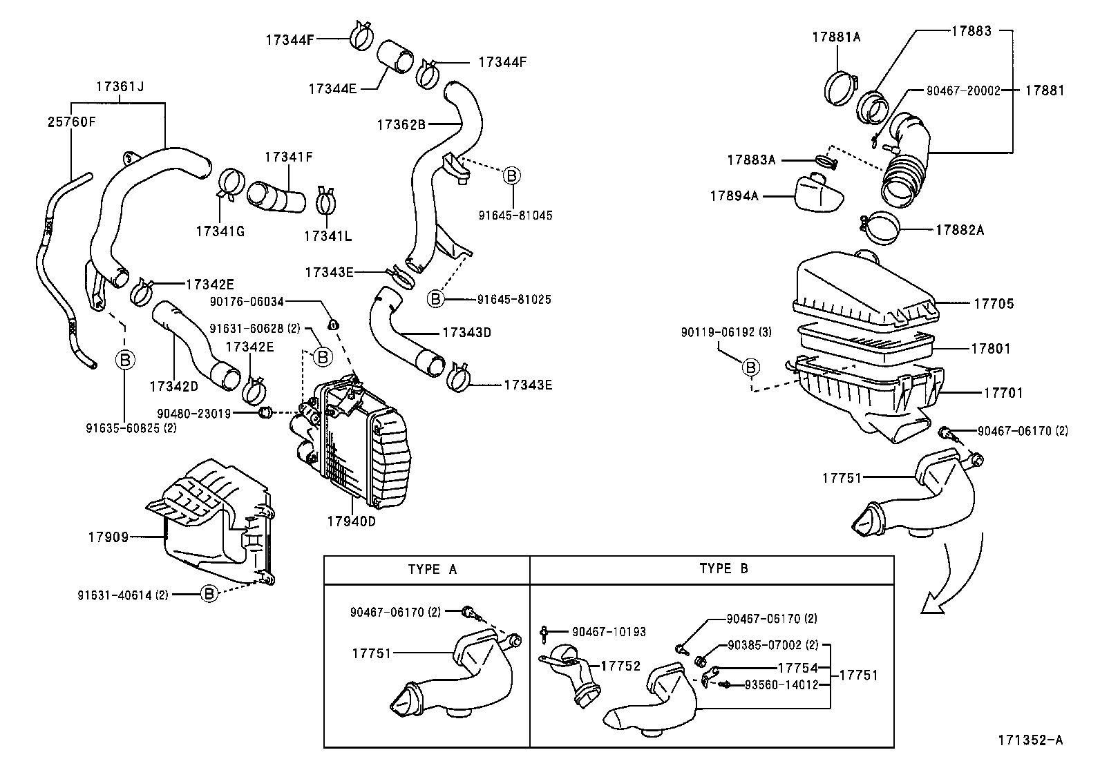 17701-0B020 CASE SUB-ASSY, AIR CLEANER product image