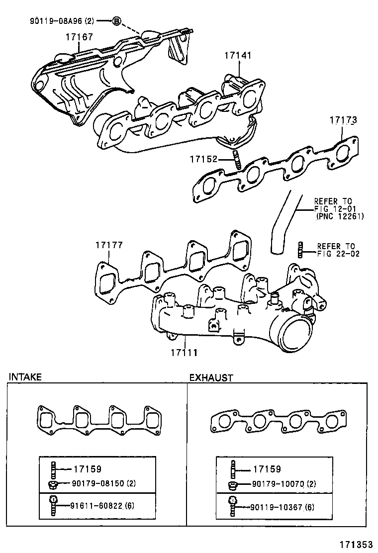 17111-35091 MANIFOLD, INTAKE product image