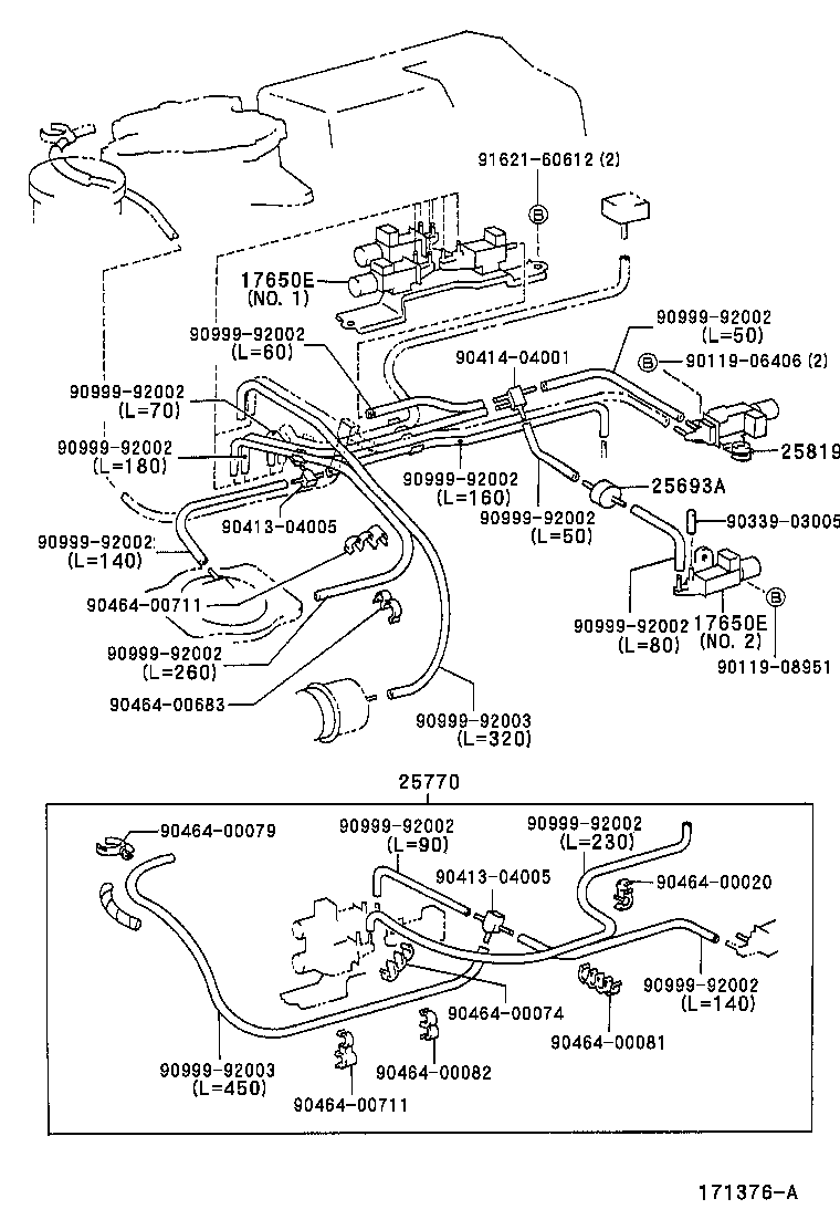 17341-74841 HOSE, AIR product image