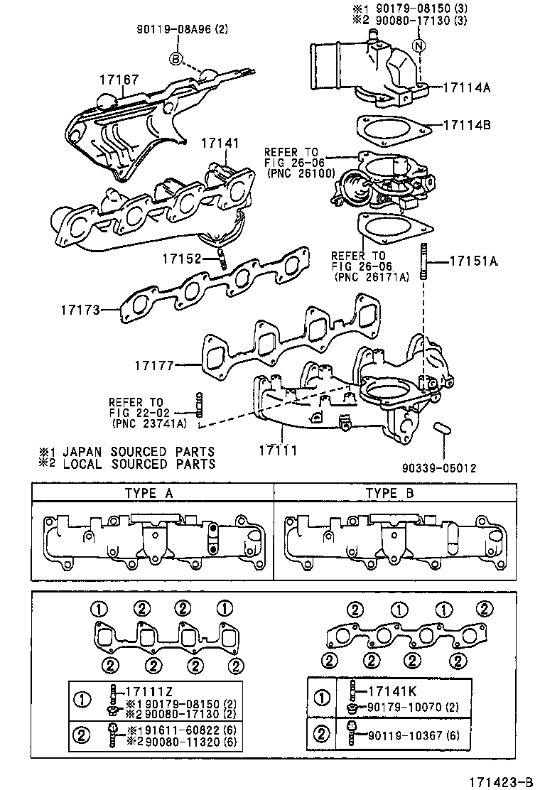 17118-0L010 STAY, MANIFOLD, NO.2 product image