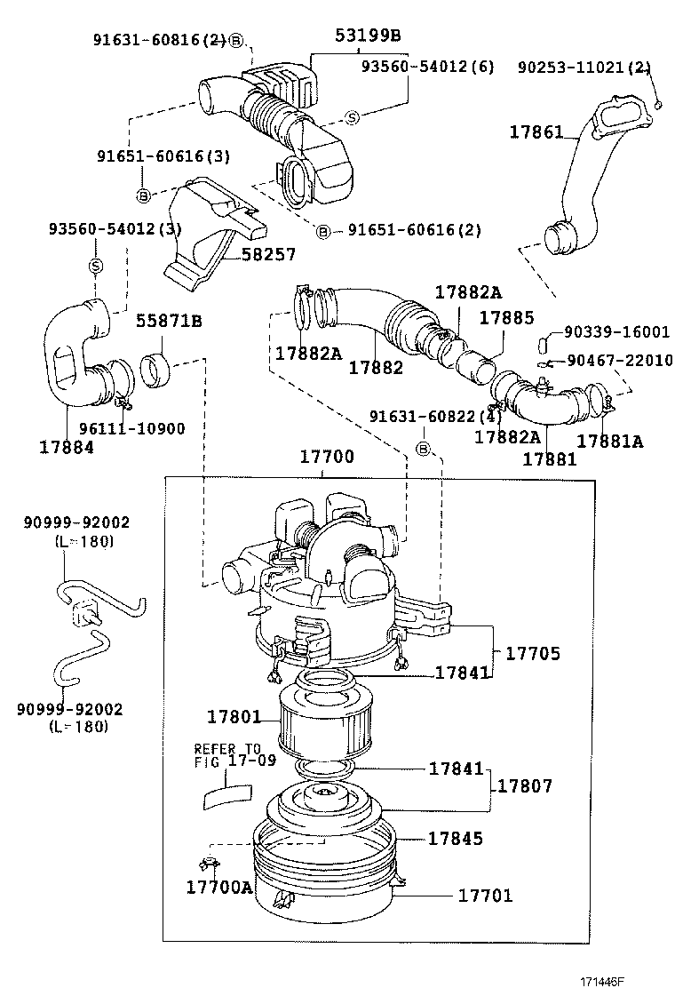 17030-78482 HOSE, AIR, NO.2 product image