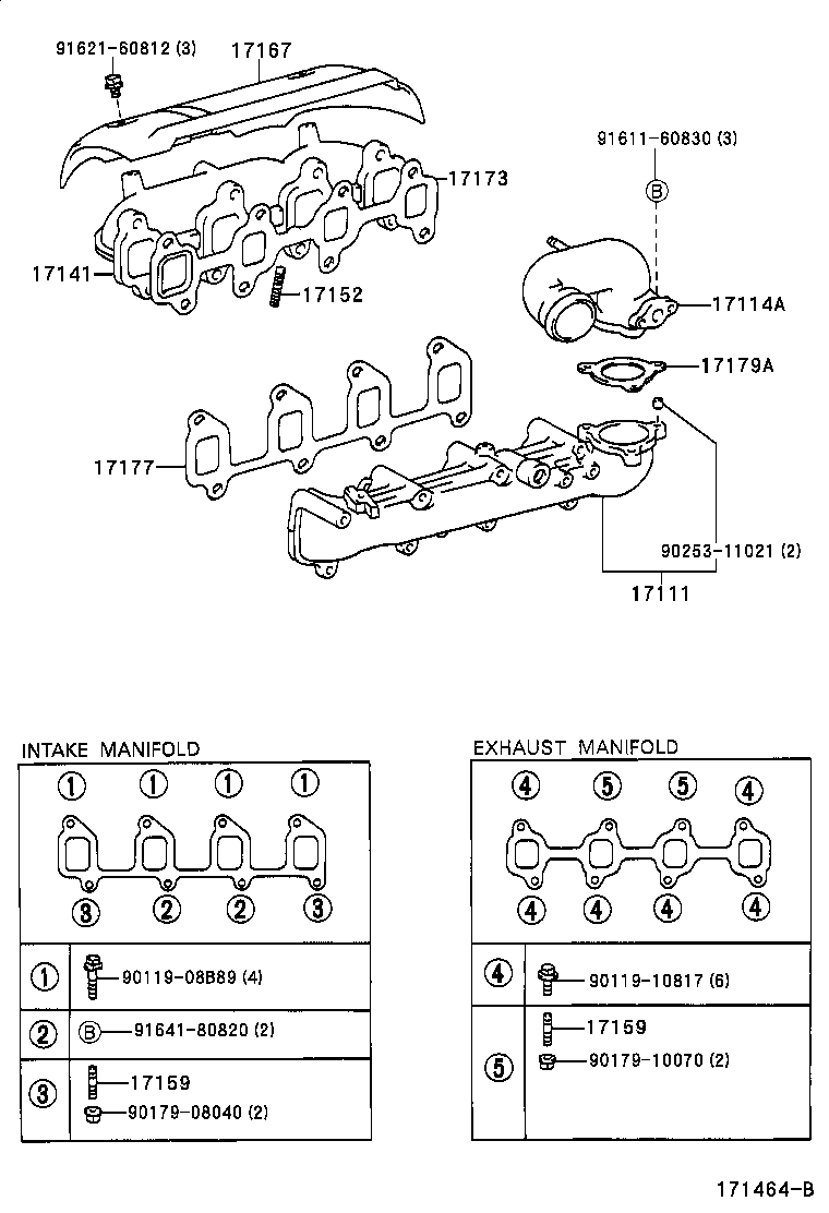 17101-64092 MANIFOLD, INTAKE product image